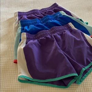 3 pairs of Girls Athletic Works shorts size 7-8